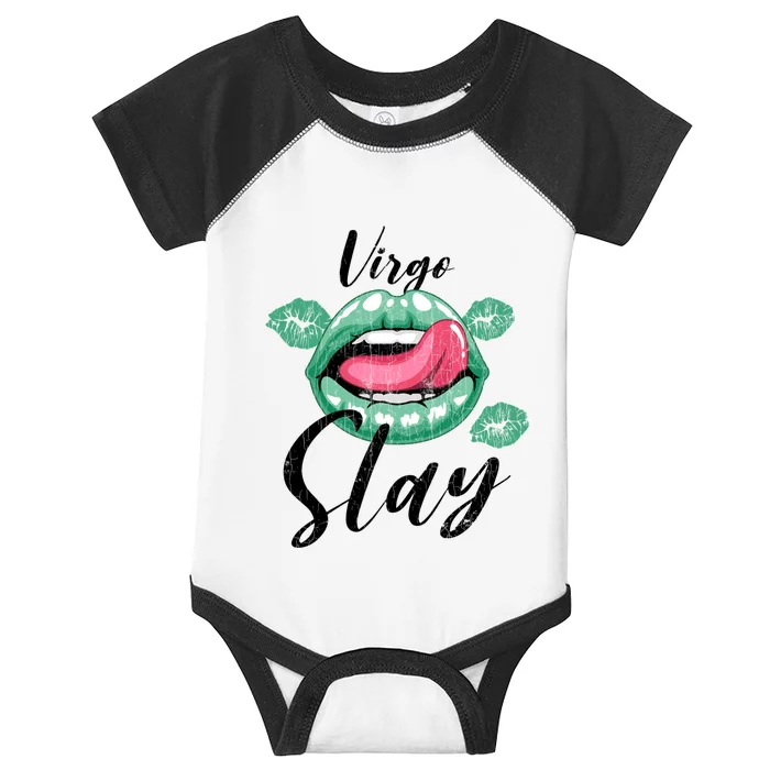 Zodiac Sign Funny Virgo Slay Graphic Cute Gift Infant Baby Jersey Bodysuit