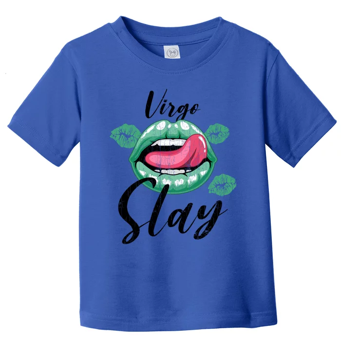 Zodiac Sign Funny Virgo Slay Graphic Gift Toddler T-Shirt