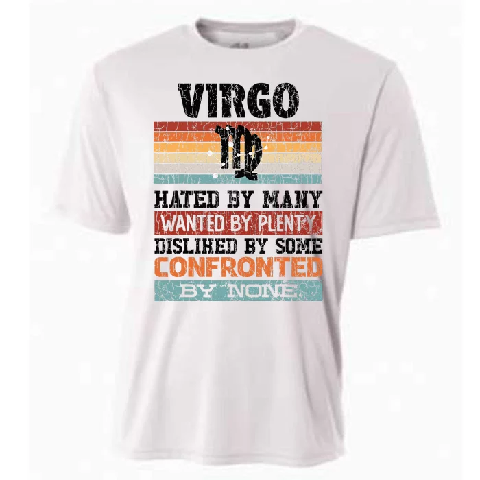 Zodiac Sign Funny Virgo Hated By Many Graphic Cooling Performance Crew T-Shirt