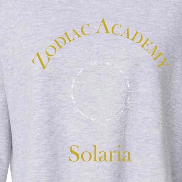 Zodiac Signs Gift Cropped Pullover Crew