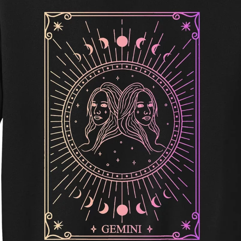 Zodiac Sign Gemini Wo May June Birthday Gemini Tall Sweatshirt