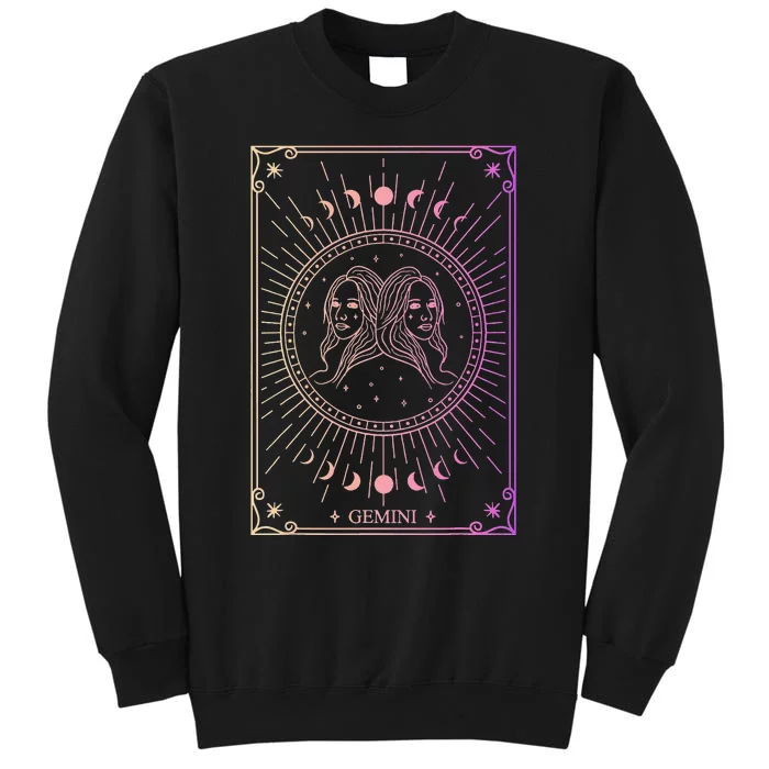 Zodiac Sign Gemini Wo May June Birthday Gemini Tall Sweatshirt