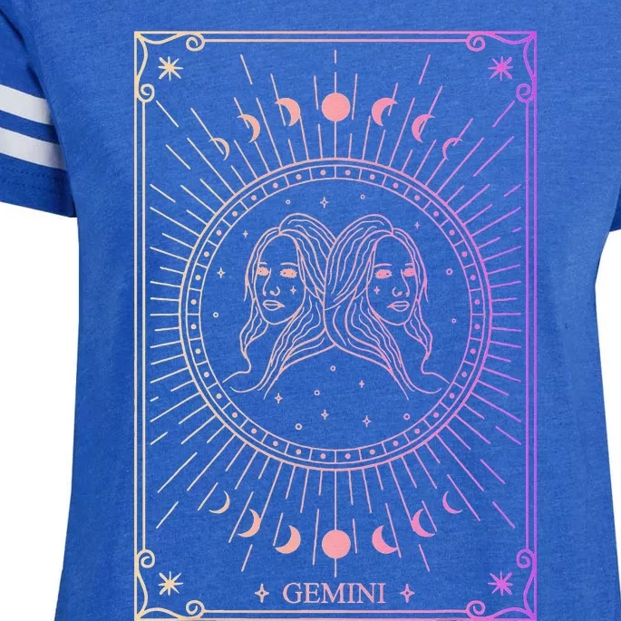 Zodiac Sign Gemini Wo May June Birthday Gemini Enza Ladies Jersey Football T-Shirt