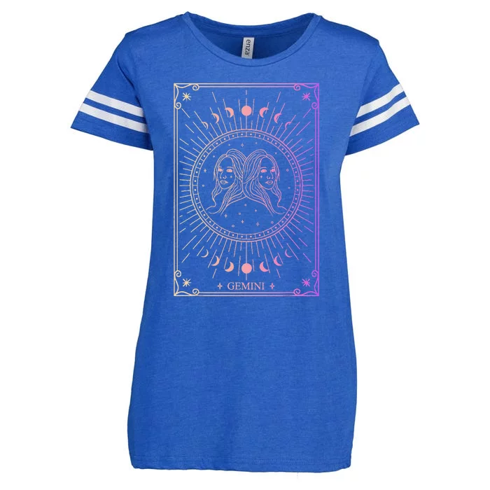 Zodiac Sign Gemini Wo May June Birthday Gemini Enza Ladies Jersey Football T-Shirt