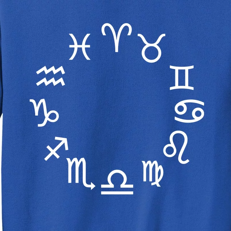 Zodiac Symbols Gift Tall Sweatshirt