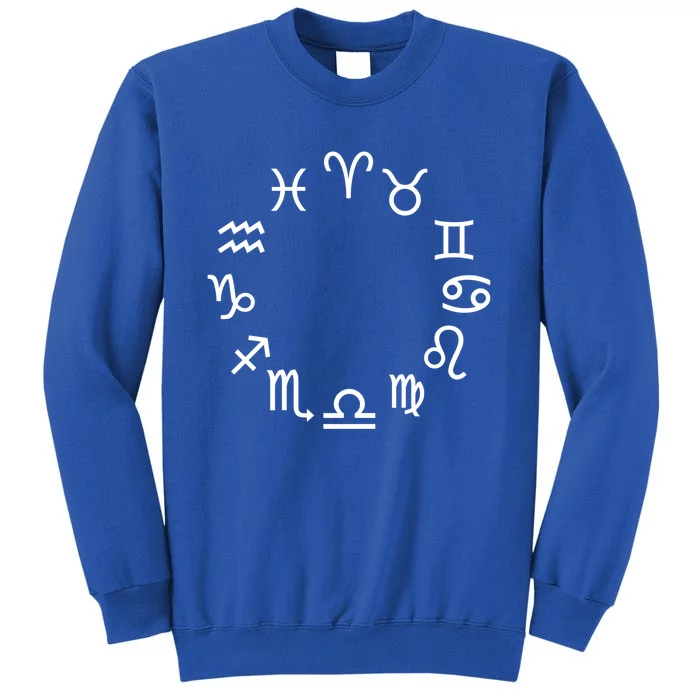 Zodiac Symbols Gift Tall Sweatshirt