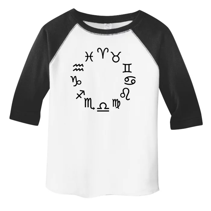 Zodiac Symbols Gift Toddler Fine Jersey T-Shirt