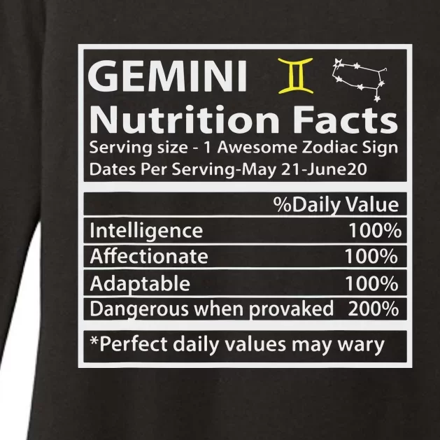 Zodiac Sign Gemini Astrologist Gift Gemini Womens CVC Long Sleeve Shirt