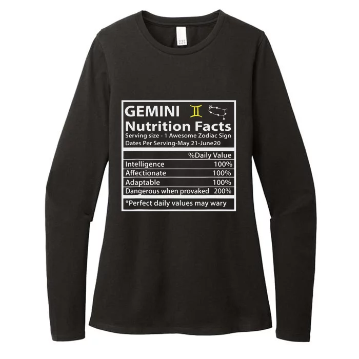 Zodiac Sign Gemini Astrologist Gift Gemini Womens CVC Long Sleeve Shirt