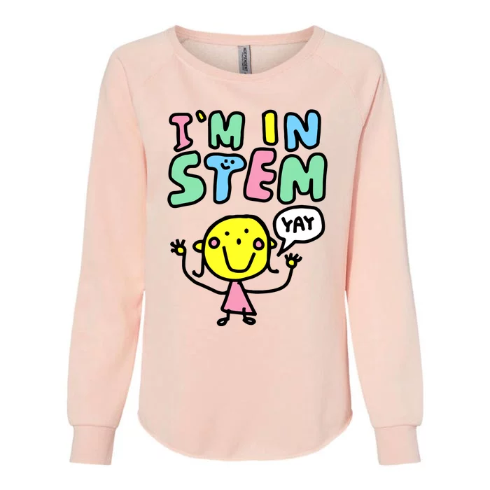 Zoebread Store I Am In Stem Womens California Wash Sweatshirt