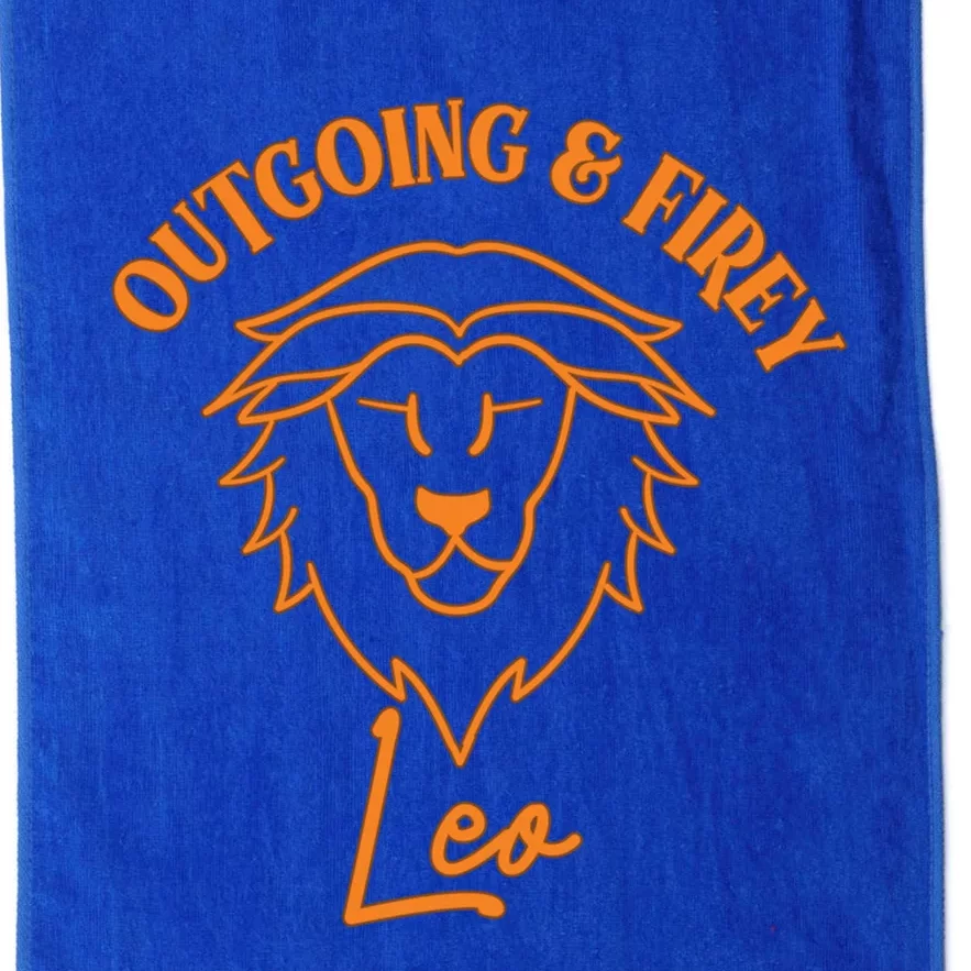 Zodiac Sign Leo Gift Platinum Collection Golf Towel