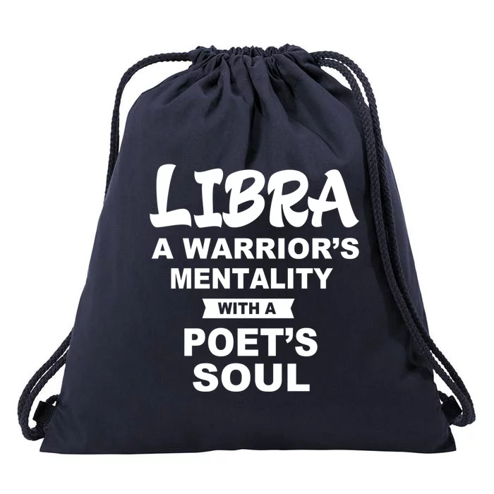 Zodiac Sign Libra Facts Cool Gift Drawstring Bag