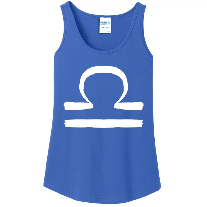 Zodiac Sign Libra Horoscope Cute Gift Ladies Essential Tank