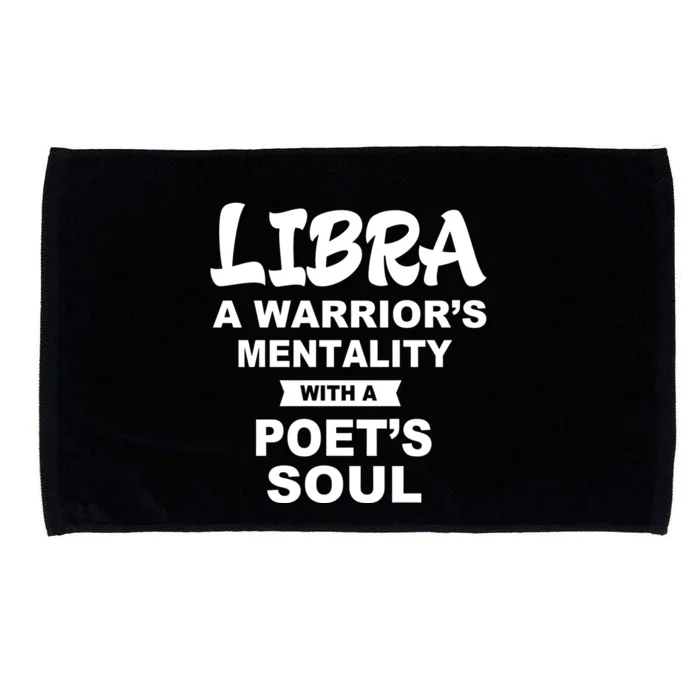 Zodiac Sign Libra Facts Meaningful Gift Microfiber Hand Towel