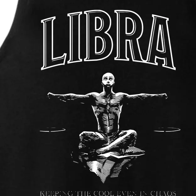 Zodiac Sign Libra Astrology Horoscope Ladies Tri-Blend Wicking Tank