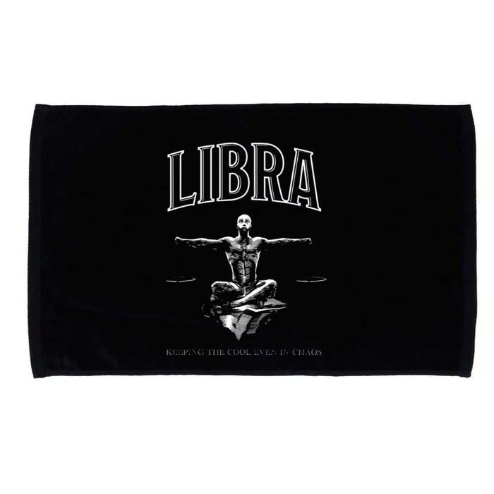 Zodiac Sign Libra Astrology Horoscope Microfiber Hand Towel