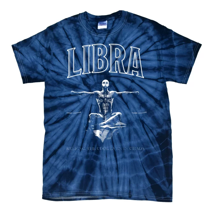 Zodiac Sign Libra Astrology Horoscope Tie-Dye T-Shirt