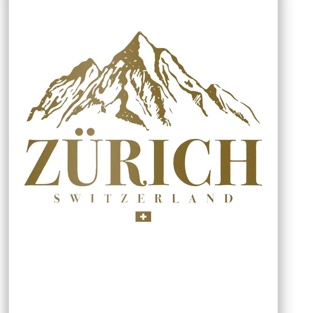 Zurich Switzerland Mountain Swiss Alps Poster