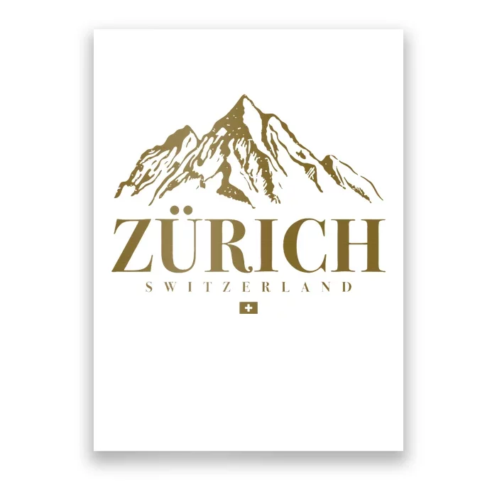 Zurich Switzerland Mountain Swiss Alps Poster