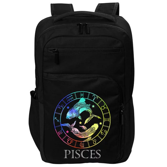 Zodiac Sign Pisces Impact Tech Backpack