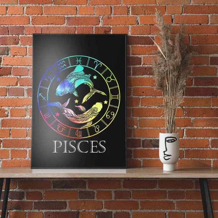 Zodiac Sign Pisces Poster