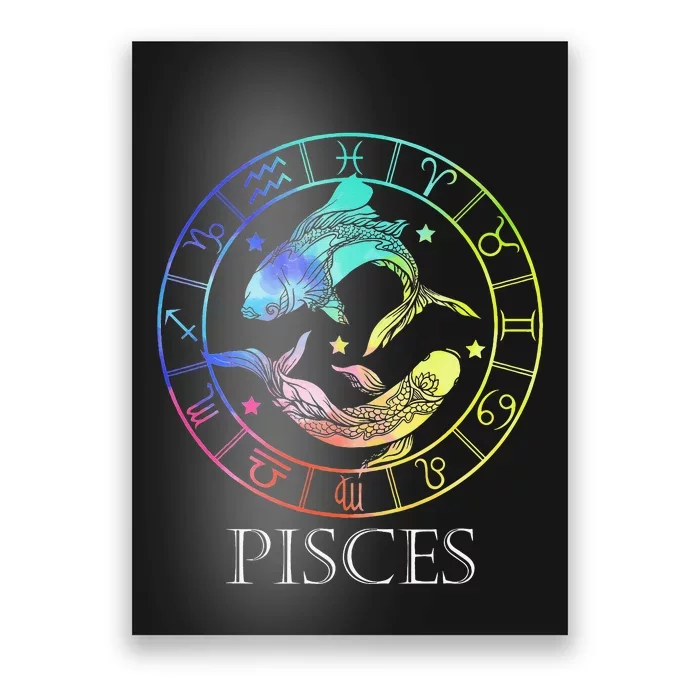 Zodiac Sign Pisces Poster