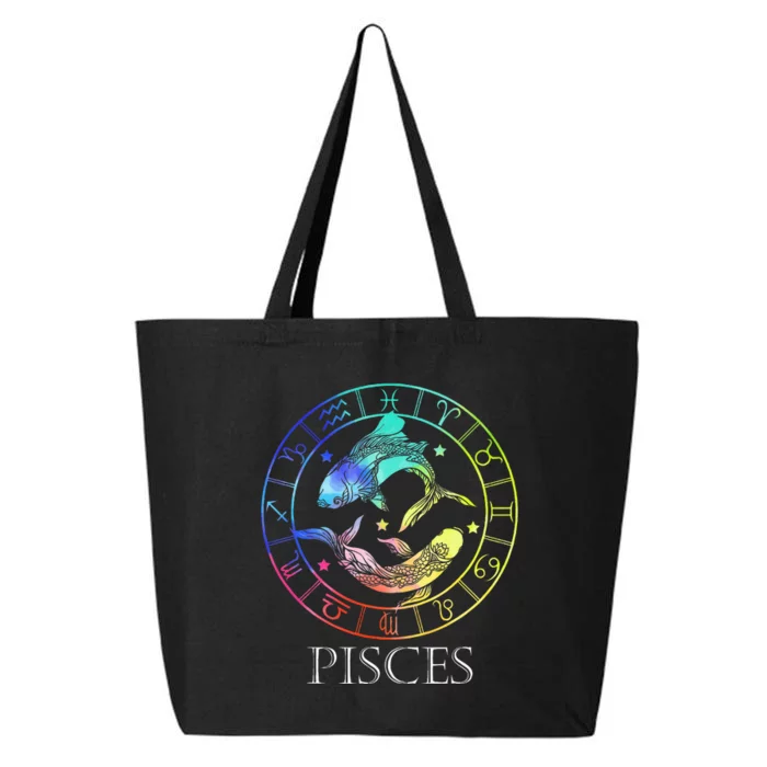 Zodiac Sign Pisces 25L Jumbo Tote