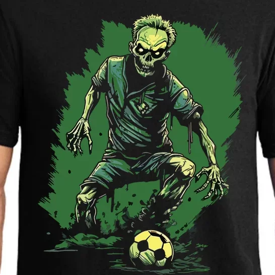 Zombie Soccer Player Halloween Costume Sport Pajama Set