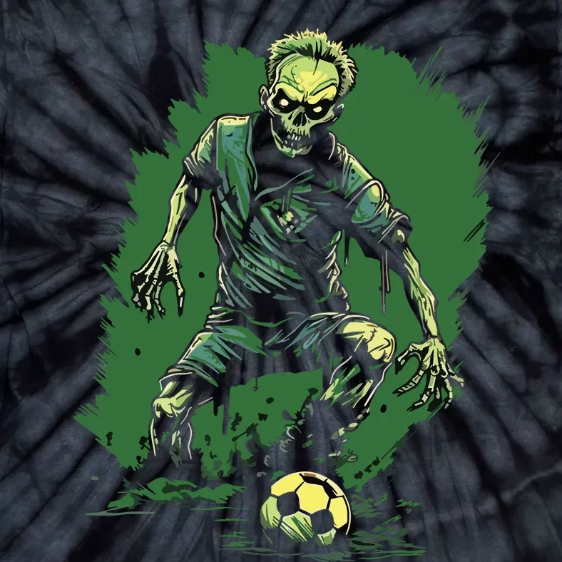 Zombie Soccer Player Halloween Costume Sport Tie-Dye T-Shirt