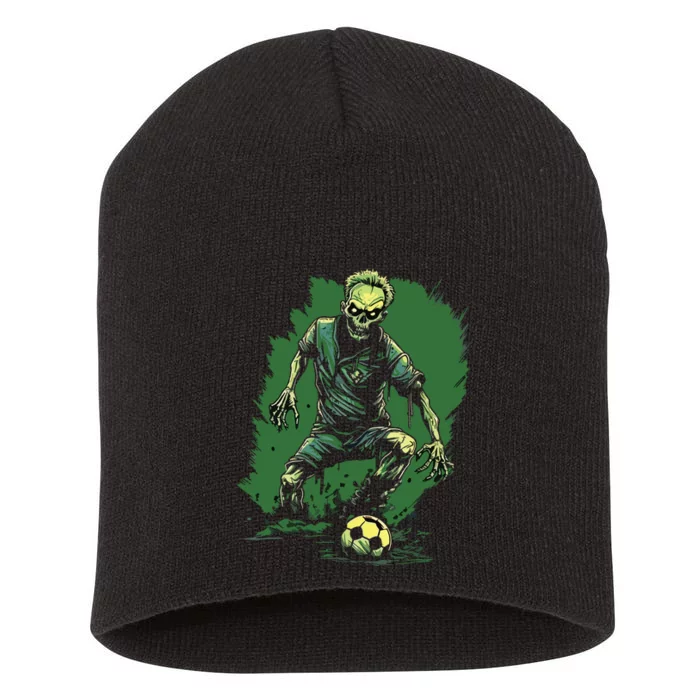 Zombie Soccer Player Halloween Costume Sport Short Acrylic Beanie