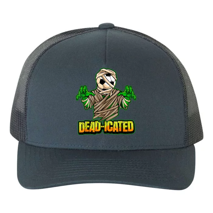 Zombie Soccer Player Scary Soccer Halloween Yupoong Adult 5-Panel Trucker Hat