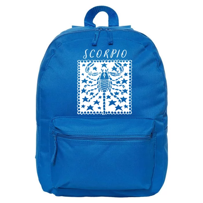 Zodiac Sign Scorpio Gift 16 in Basic Backpack