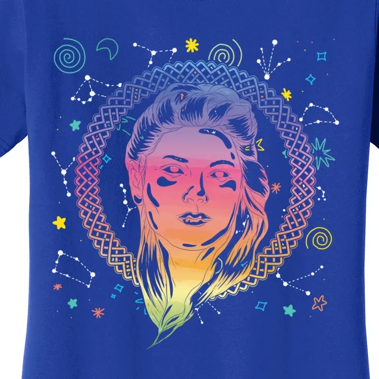 Zodiac Sign Stars Horoscope Earth Sign Astrology Virgo Gift Women's T-Shirt