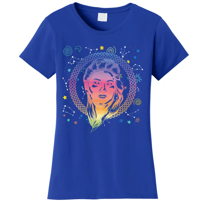 Zodiac Sign Stars Horoscope Earth Sign Astrology Virgo Gift Women's T-Shirt