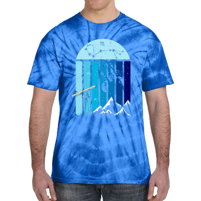 Zodiac Scorpio Star Sign Gift Tie-Dye T-Shirt