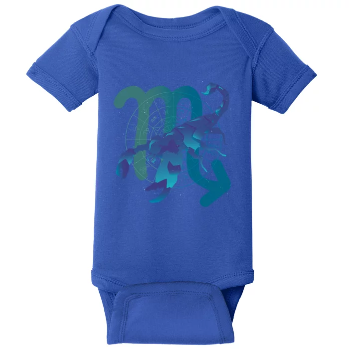 Zodiac Scorpio Symbol Gradient Sign Astrology Meaningful Gift Baby Bodysuit