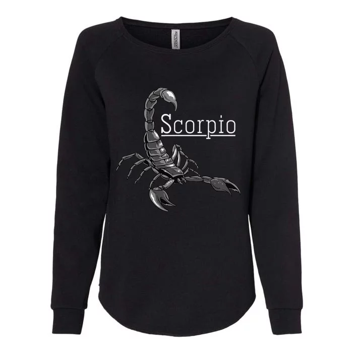 Zodiac Sign Scorpio Astrologist Gift Idea Scorpio Womens California Wash Sweatshirt