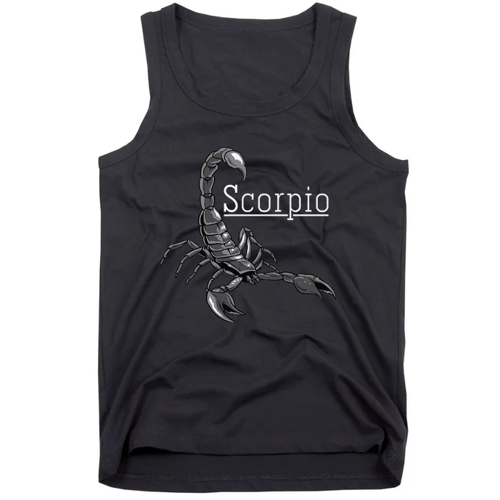 Zodiac Sign Scorpio Astrologist Gift Idea Scorpio Tank Top