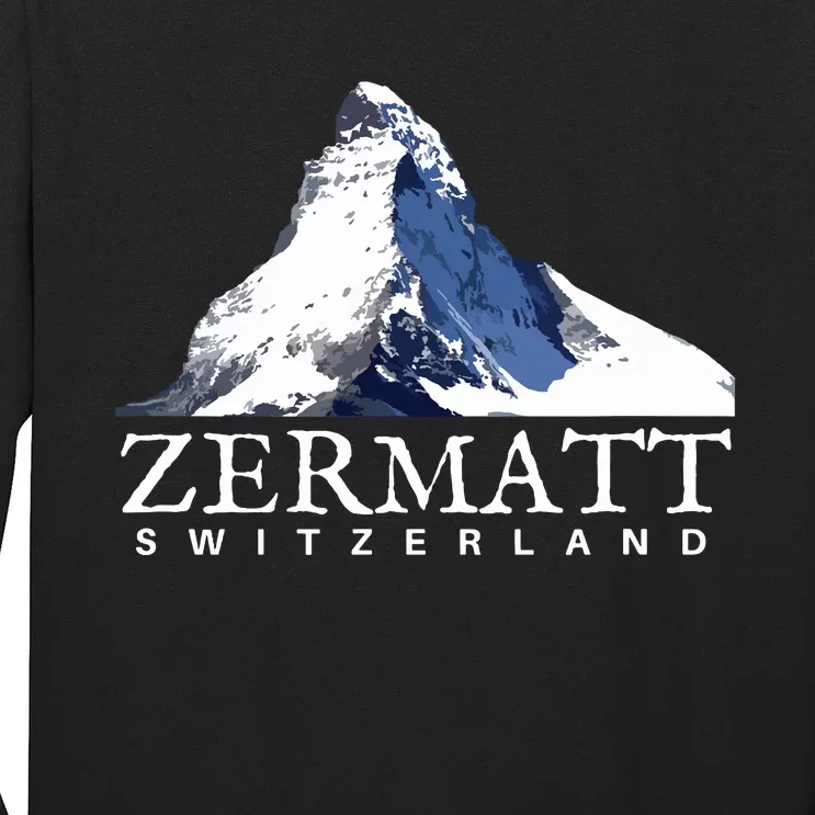 Zermatt Switzerland Swiss Alps Mountain Long Sleeve Shirt