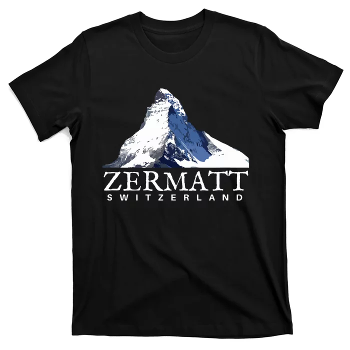 Zermatt Switzerland Swiss Alps Mountain T-Shirt