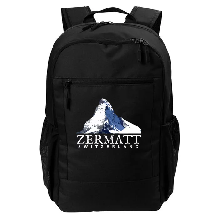 Zermatt Switzerland Swiss Alps Mountain Daily Commute Backpack