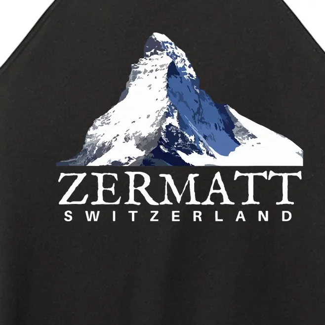 Zermatt Switzerland Swiss Alps Mountain Women’s Perfect Tri Rocker Tank