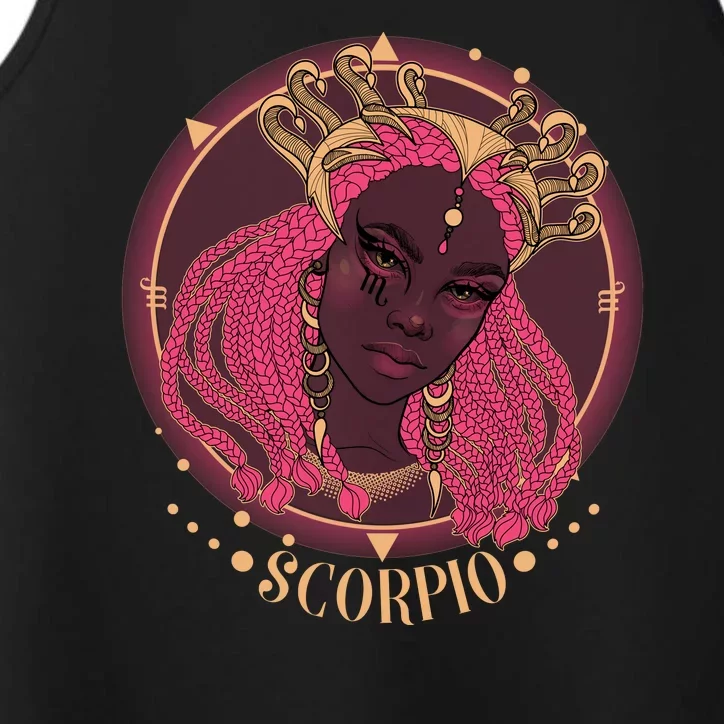 Zodiac Scorpio Scorpion Goddess Queen Performance Tank