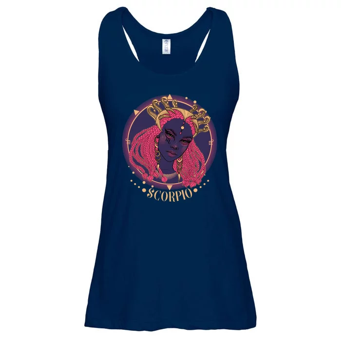 Zodiac Scorpio Scorpion Goddess Queen Ladies Essential Flowy Tank