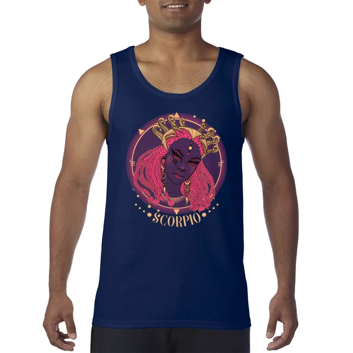 Zodiac Scorpio Scorpion Goddess Queen Tank Top