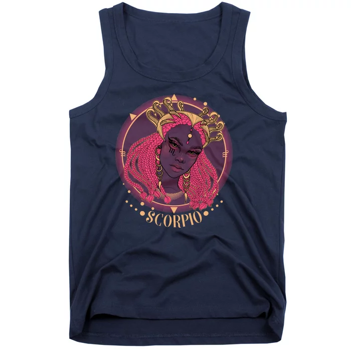 Zodiac Scorpio Scorpion Goddess Queen Tank Top