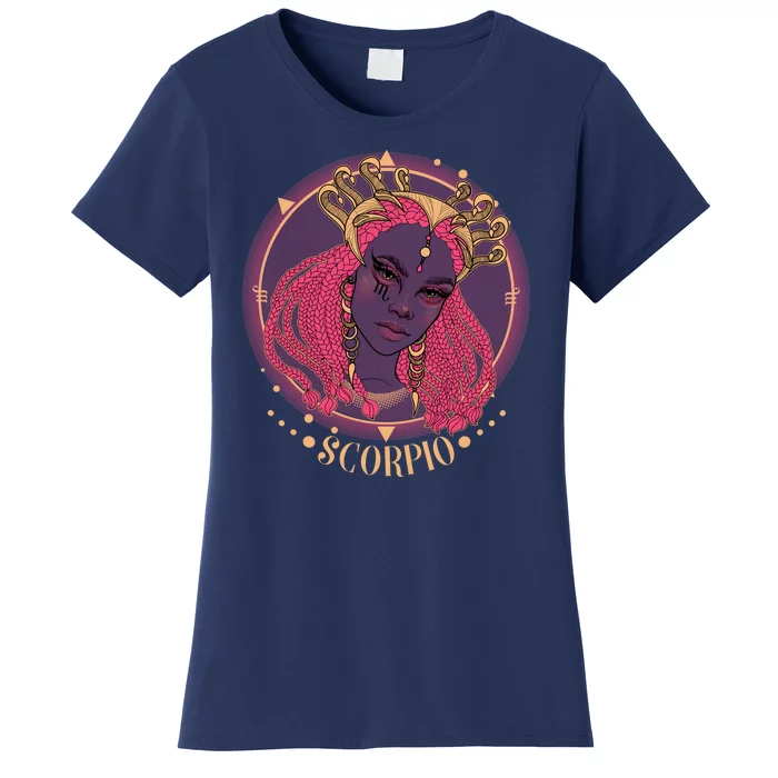 Zodiac Scorpio Scorpion Goddess Queen Women's T-Shirt