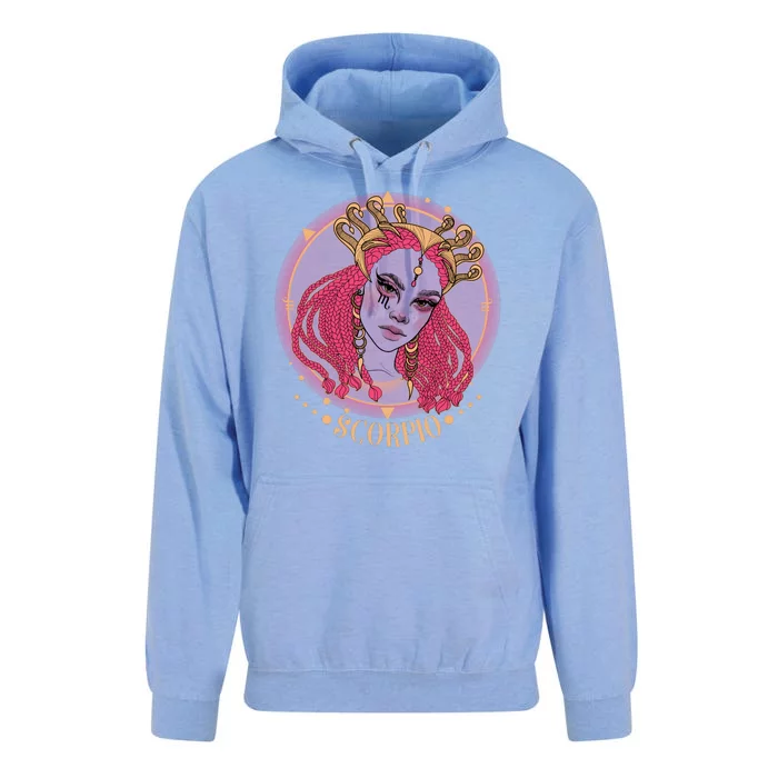 Zodiac Scorpio Scorpion Goddess Queen Unisex Surf Hoodie