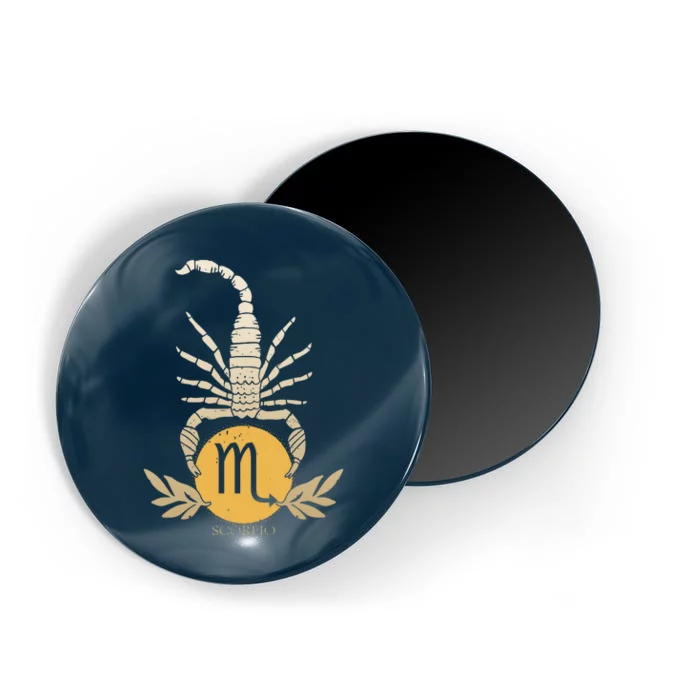 Zodiac Scorpio Scorpion Symbol Magnet