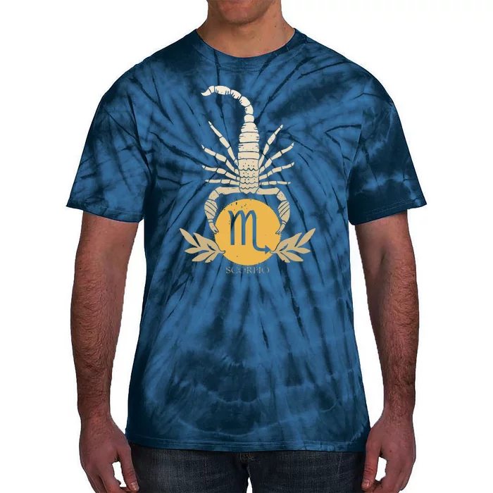 Zodiac Scorpio Scorpion Symbol Tie-Dye T-Shirt